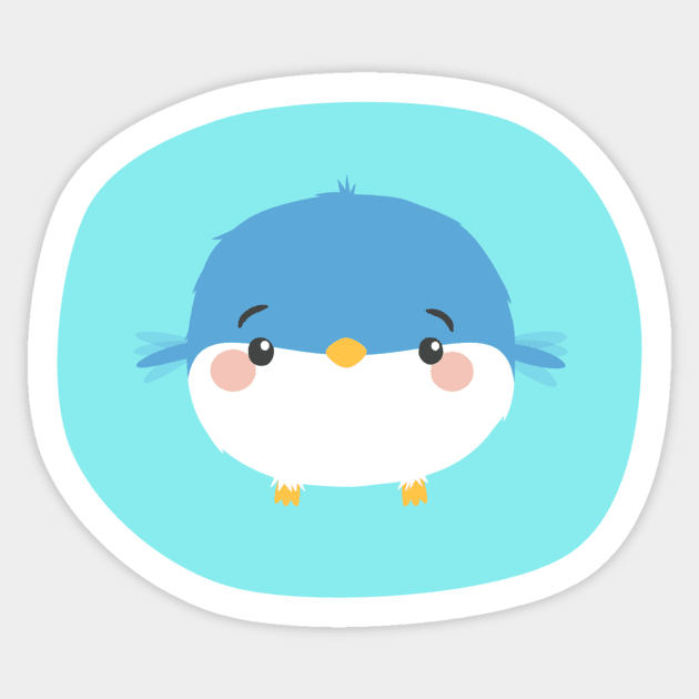 A little birdie Sticker by imjustmike